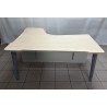 Bureau plan compact 160 cm érable