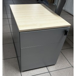 Bureau plan compact 160 cm érable