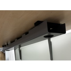 Bureau plan compact 160 cm érable
