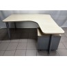 Bureau plan compact 160 cm érable