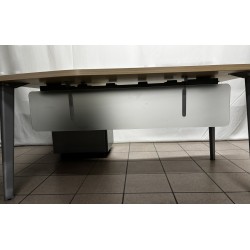 Bureau plan compact 160 cm érable