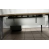 Bureau plan compact 160 cm érable