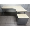 Bureau plan compact 180 cm érable