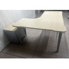 Bureau plan compact 180 cm érable