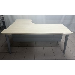 Bureau plan compact 180 cm érable