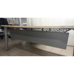 Bureau plan compact 180 cm érable