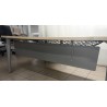 Bureau plan compact 180 cm érable