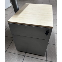 Bureau plan compact 180 cm érable