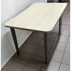 Bureau droit 120 cm érable