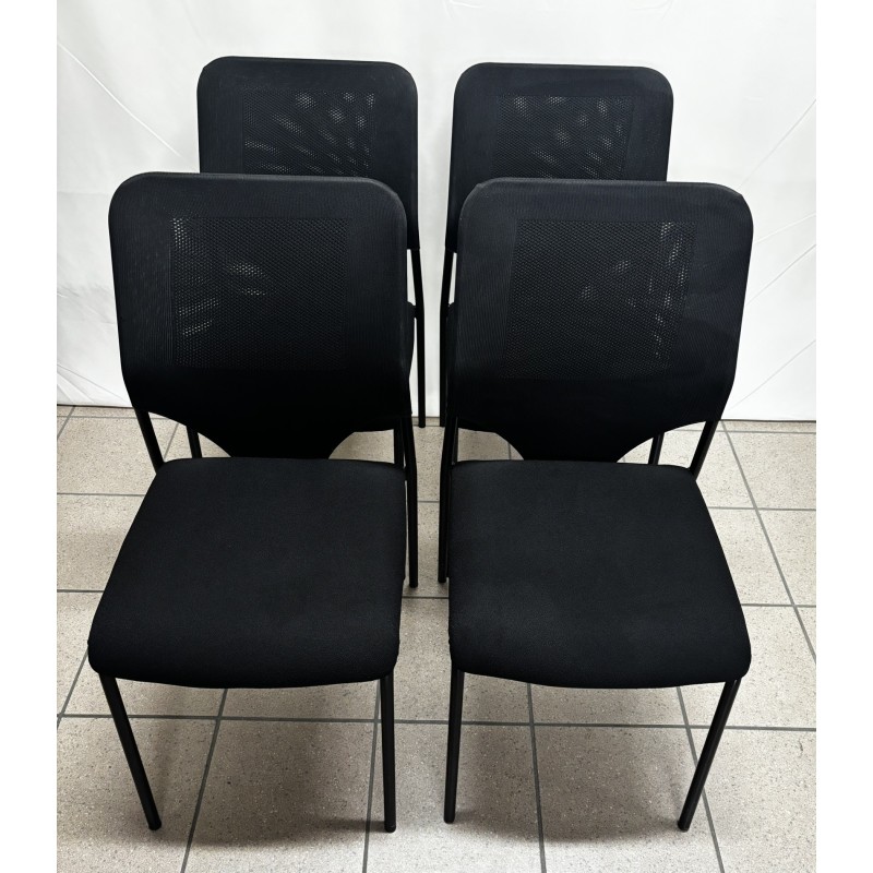 Lot de 4 chaises visiteurs