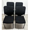 Lot de 4 chaises visiteurs