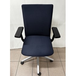 Fauteuil bureautique bleu