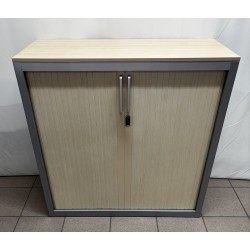 Armoire métal 100 cm érable