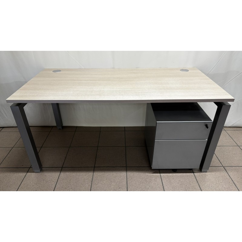 Bureau 160 cm chêne
