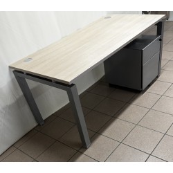 Bureau 160 cm chêne
