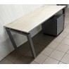 Bureau 160 cm chêne