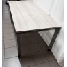 Bureau 160 cm plateau coulissant