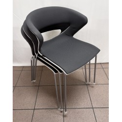 Lot de 3 chaises coque