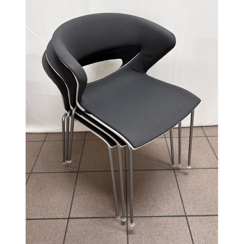 Lot de 3 chaises coque
