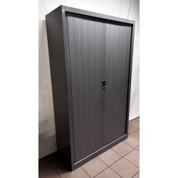 Armoire métal 120 cm gris alu