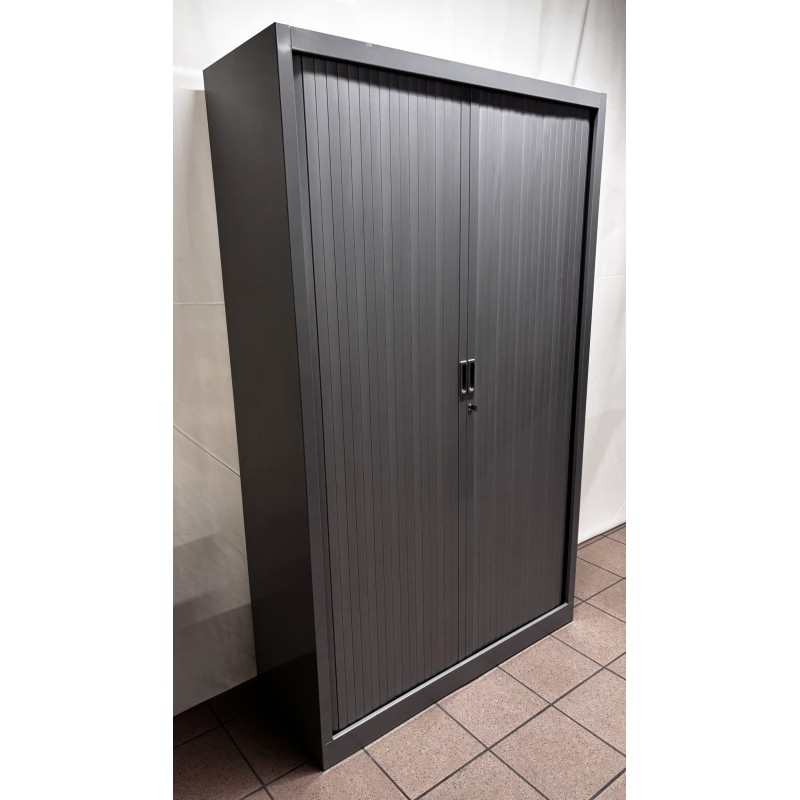 Armoire métal 120 cm gris alu