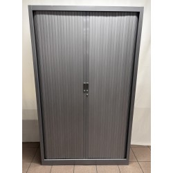 Armoire métal 120 cm gris alu