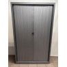 Armoire métal 120 cm gris alu