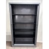 Armoire métal 120 cm gris alu