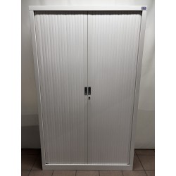 Armoire métal 120 cm blanc