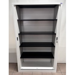 Armoire métal 120 cm blanc