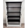 Armoire métal 120 cm blanc